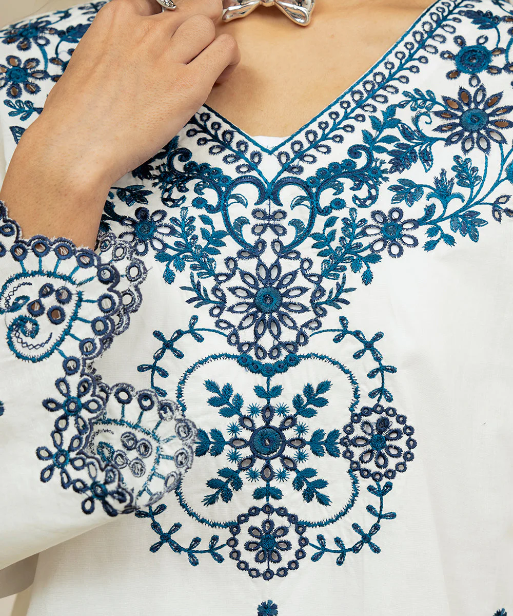 Vasl Pre Winter By Kross Kulture Stitched 2PC - Embroidered Cambric Suit Suit-0001734-SML-OFW - Image 6