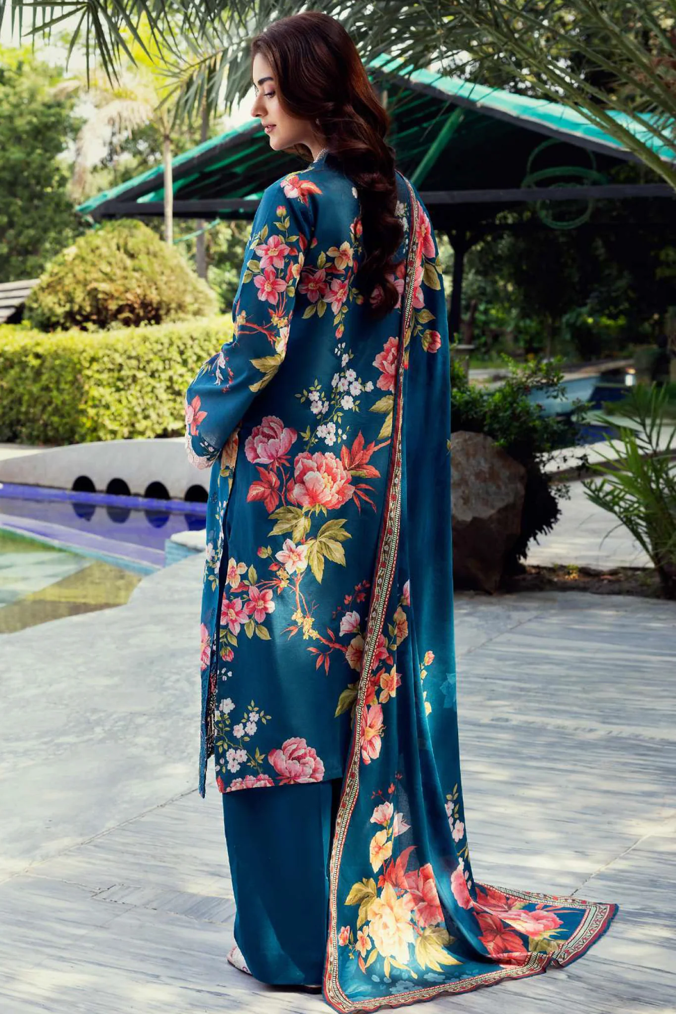 Umang By Motifz Unstitched 3 Piece Digital Printed Emb Lawn 3 Suit-5567-Yara - Image 3