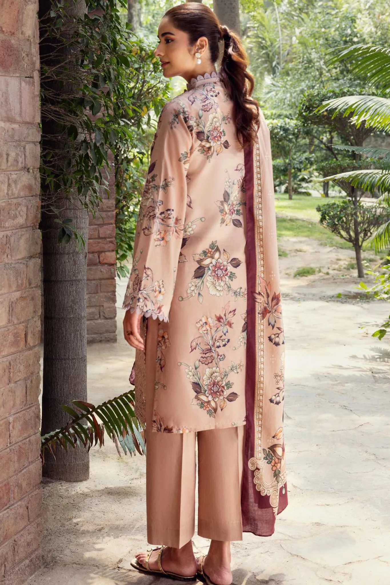 Umang By Motifz Unstitched 3 Piece Digital Printed Emb Lawn 3 Suit-5573-Ezra - Image 3