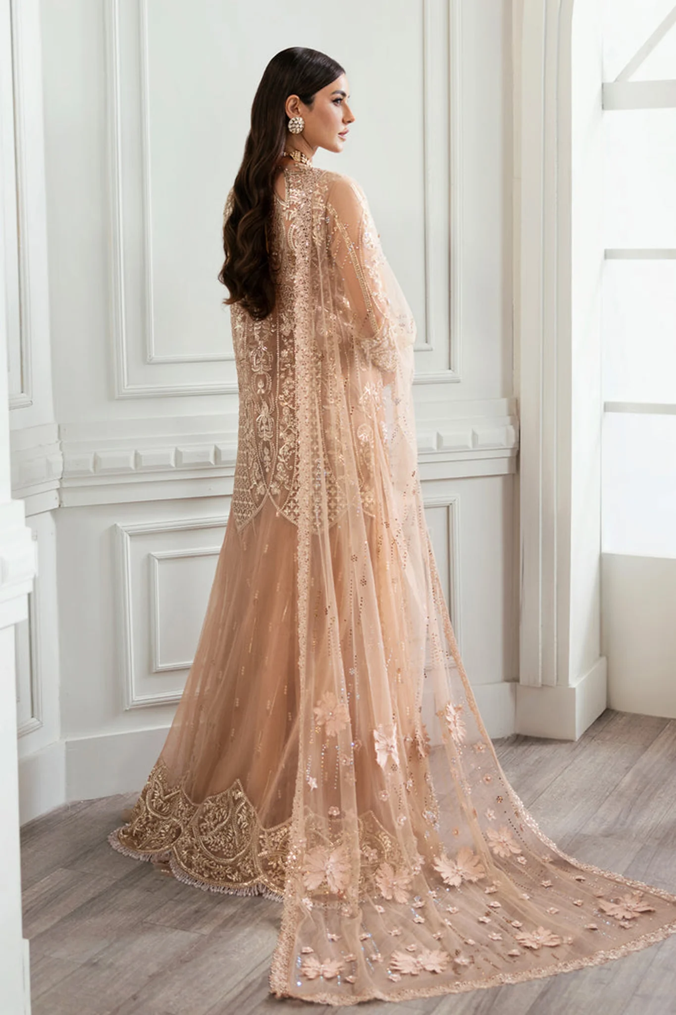 A Beautiful Chaos Unstitched 3 Piece Wedding Suit-05-Stardust - Image 4