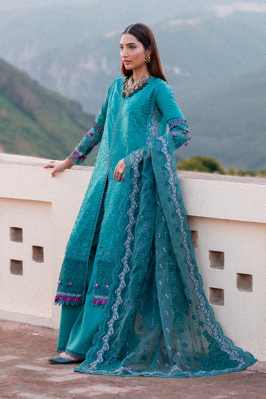 Zarposh Unstitched 3 Piece Summer Lawn Collection-Aaina - Image 4