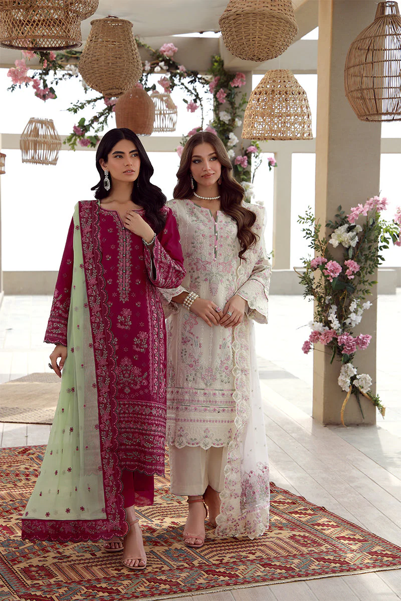 Gulaal Stitched 3 Piece Festive Lawn Suit-Aaliyah - Image 6