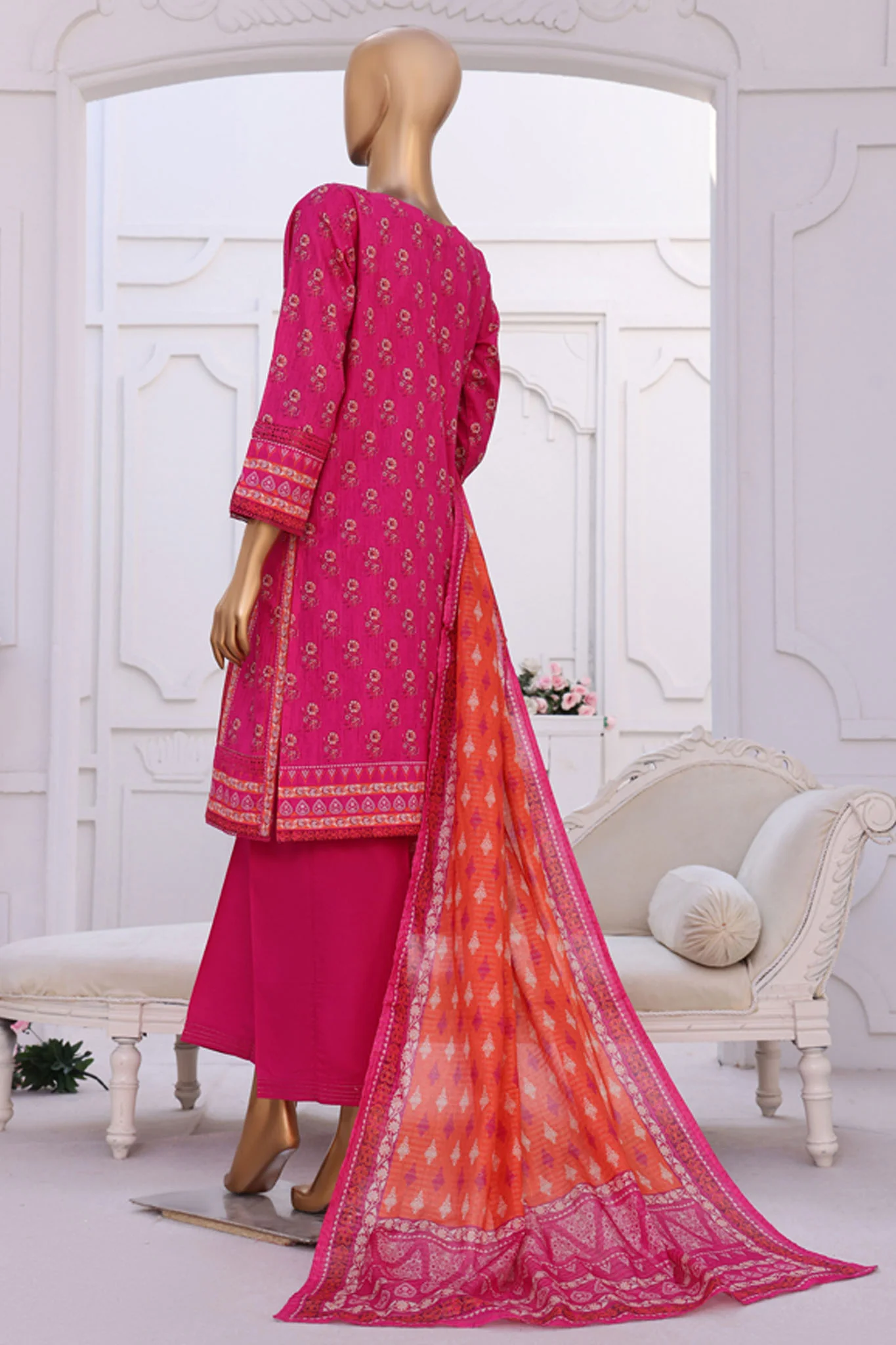 Aashkaar By HZ Stitched 3 Piece Emb Lawn Vol-2 Collection-PEC-124 - Image 3