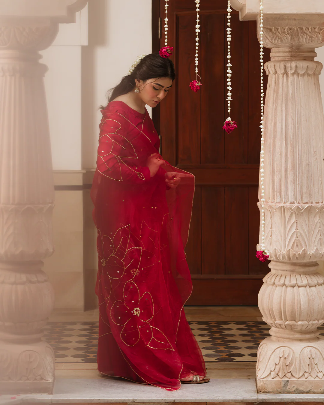 Purane Darwaze By Pashma Khan Stitched Formals Suit-Afsana - Image 5