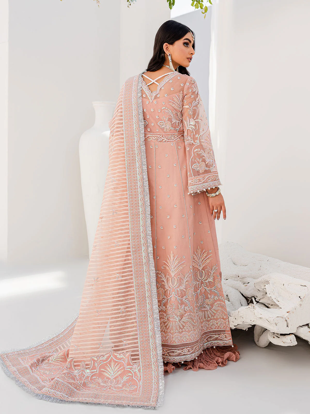 Gulaal Unstitched 3 Piece Wedding Vol-01 Suit-Afsanah 07 - 3 Piece - Image 2