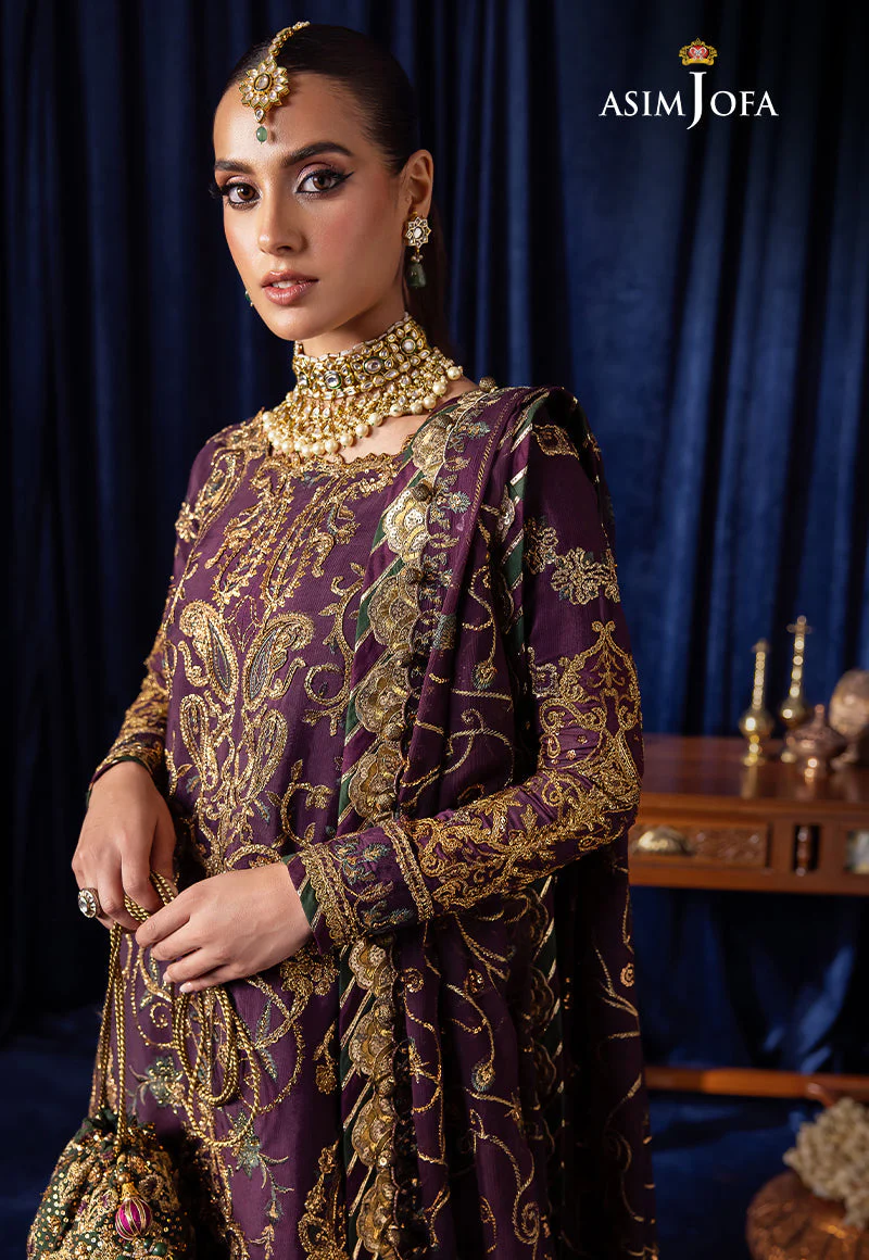 Asim Jofa Bekhudi '23 Ajbk-07 Designers Embroidered Stitched 3 Pcs - Image 7