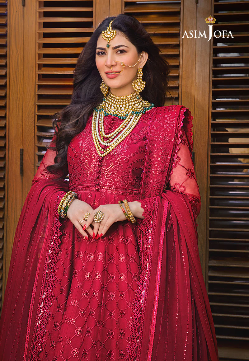 Asim Jofa Baad-e-Naubahar 2022 Ajbn-03 Embroidered Chiffon 3 Pcs - Image 4