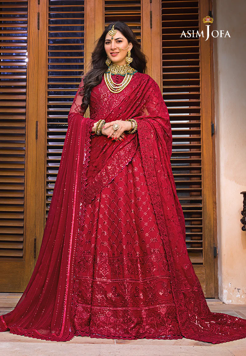 Asim Jofa Baad-e-Naubahar 2022 Ajbn-03 Embroidered Chiffon 3 Pcs - Image 5