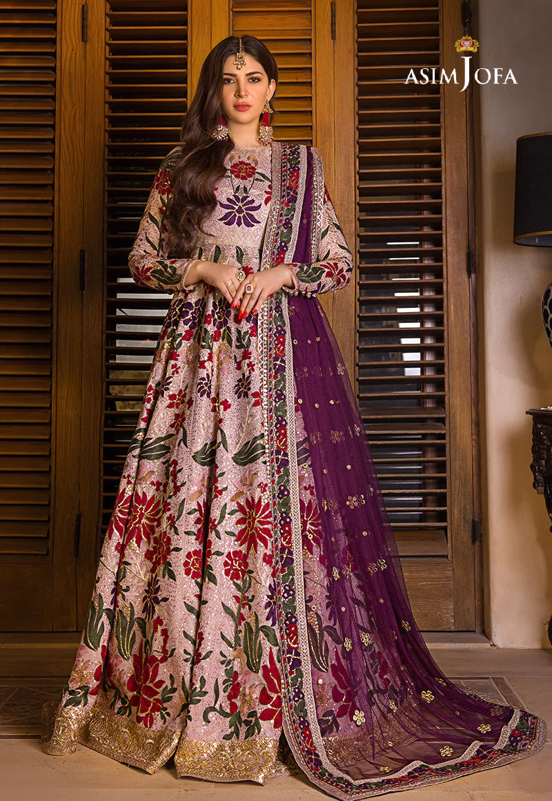 Asim Jofa Baad-e-Naubahar 2022 Ajbn-07 Embroidered Embroidered 3 Pcs
