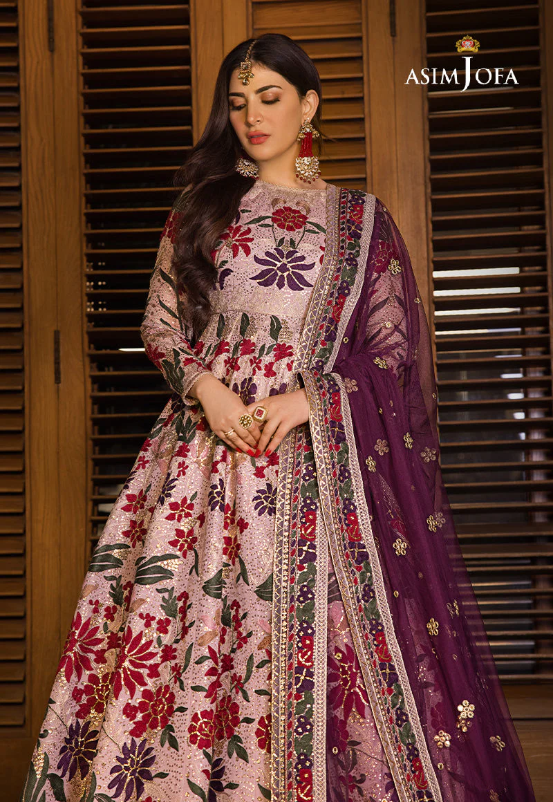 Asim Jofa Baad-e-Naubahar 2022 Ajbn-07 Embroidered Embroidered 3 Pcs - Image 2