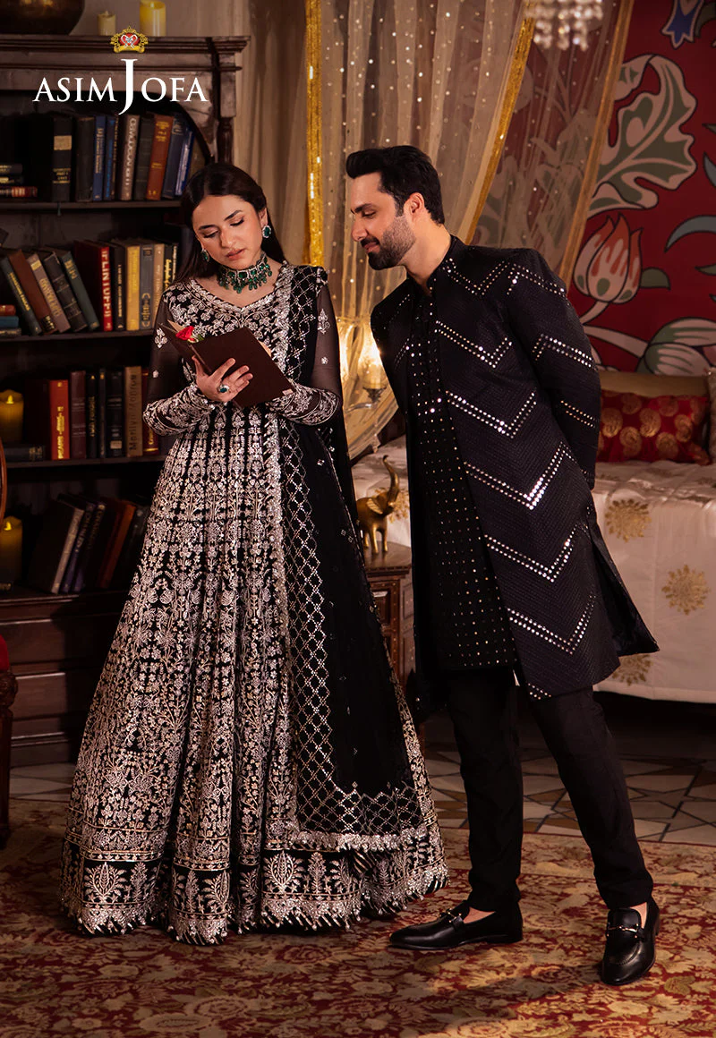 Asim Jofa Chandni Raatein Pret Ajcrp-02 Embroidered Chiffon Stitched 3 Pcs - Image 10