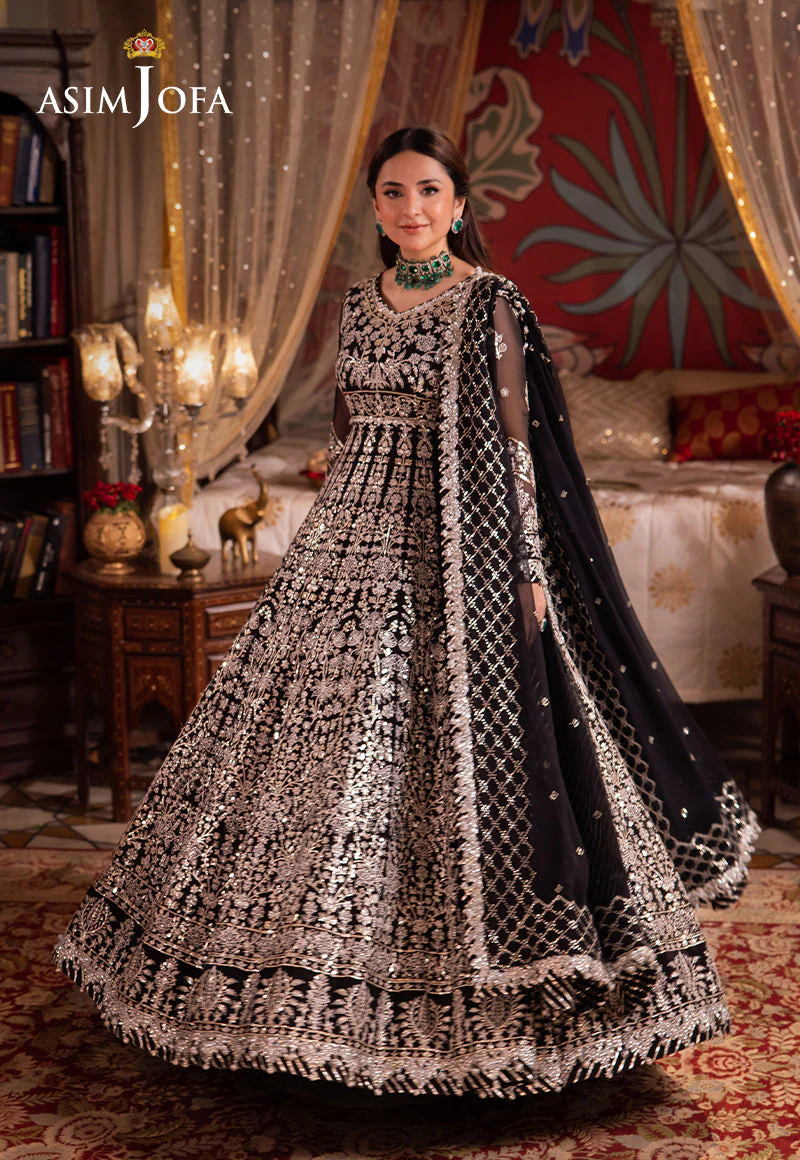 Asim Jofa Chandni Raatein Pret Ajcrp-02 Embroidered Chiffon Stitched 3 Pcs - Image 2