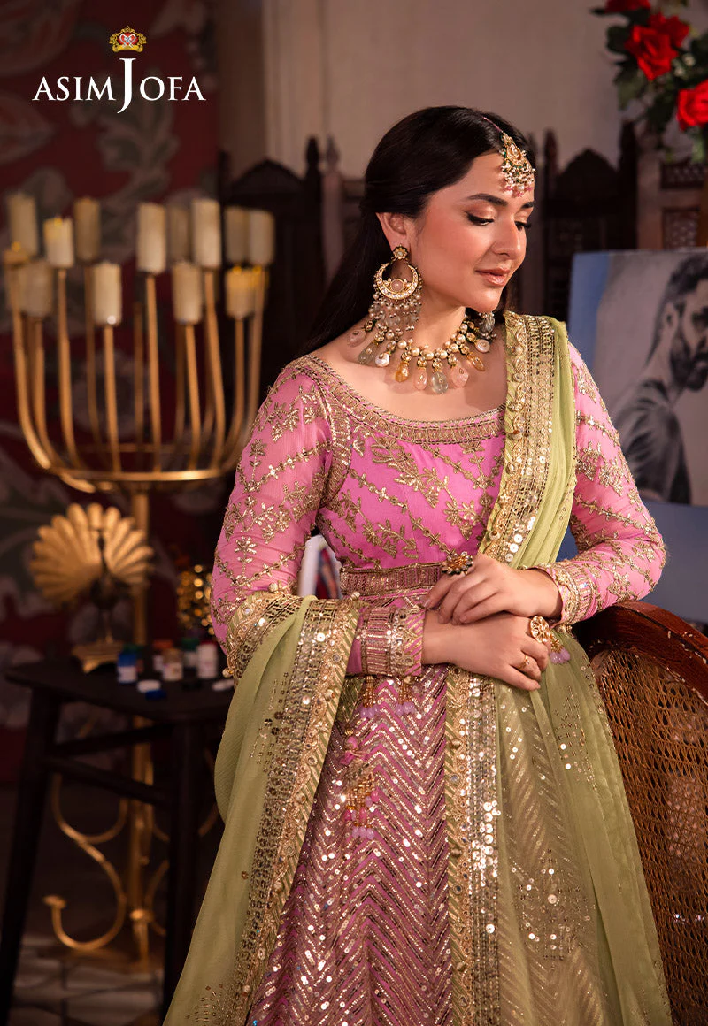 Asim Jofa Designers Limited Edition Ajcrd-04 Embroidered Stitched 3 Pcs - Image 8