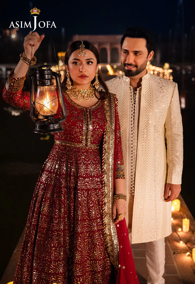 Asim Jofa Designers Limited Edition Ajcrd-05 Embroidered Stitched 3 Pcs - Image 5