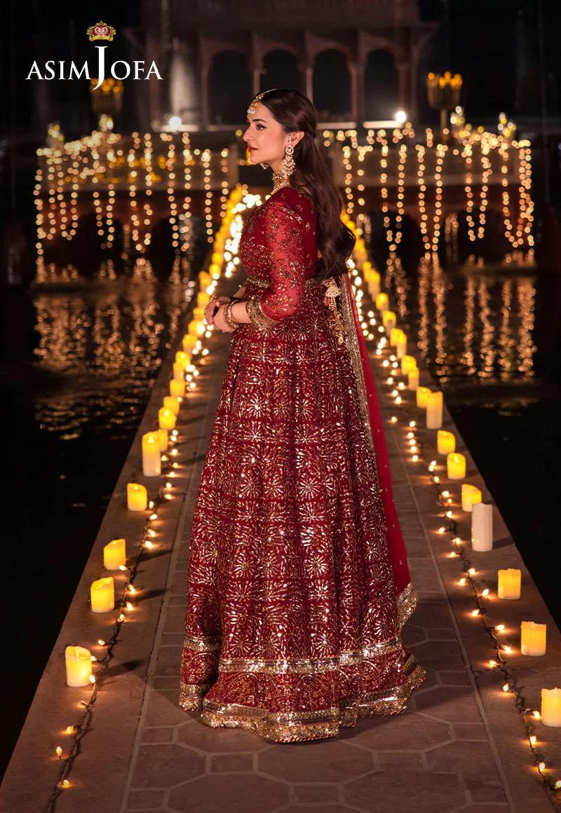Asim Jofa Chandni Raatein Pret Ajcrp-05 Embroidered Chiffon Stitched 3 Pcs - Image 3