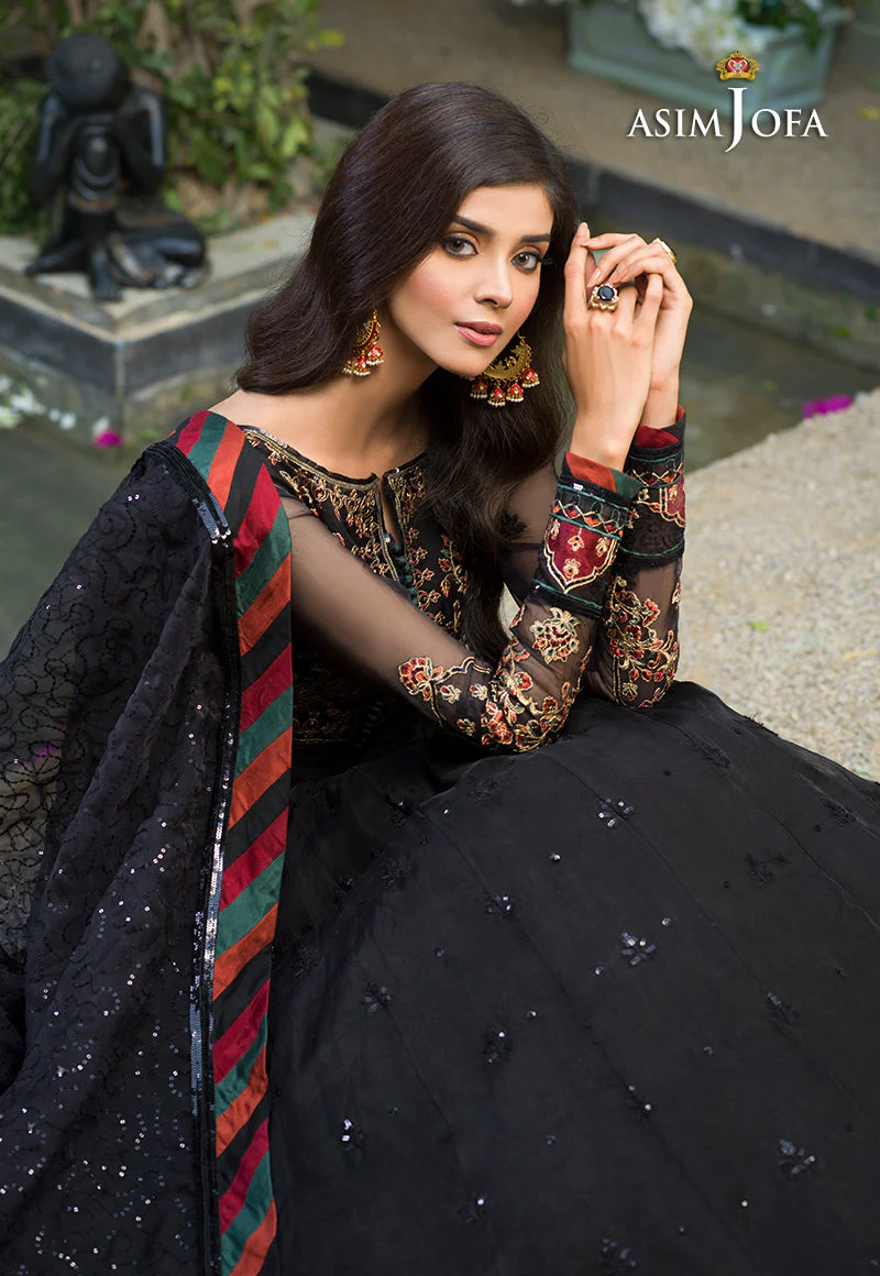 Asim Jofa Festive Jashn Ajfc-38 Embroidered Organza 3 Pcs - Image 10