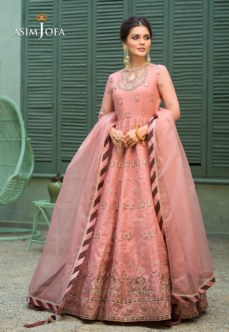 Asim Jofa Festive Jashn Ajfc-40 Embroidered Organza 3 Pcs - Image 4