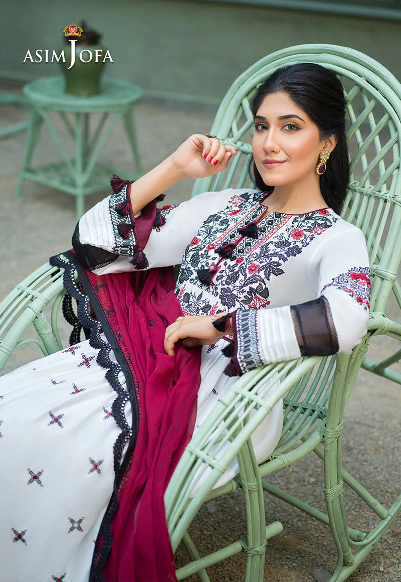 Asim Jofa Festive Jashn Ajfc-41 Embroidered Cotton 3 Pcs - Image 6