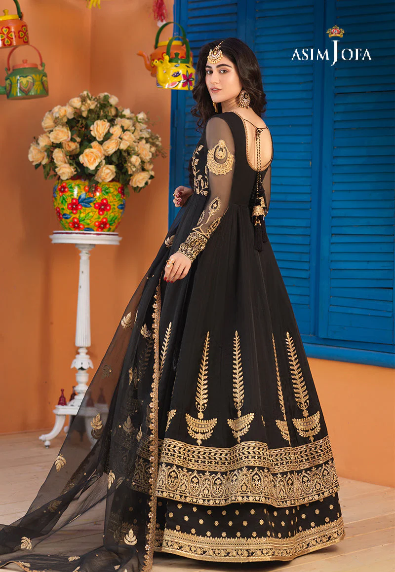Asim Jofa Basant Festive Ajfc-65 Embroidered Organza 3 Pcs - Image 5