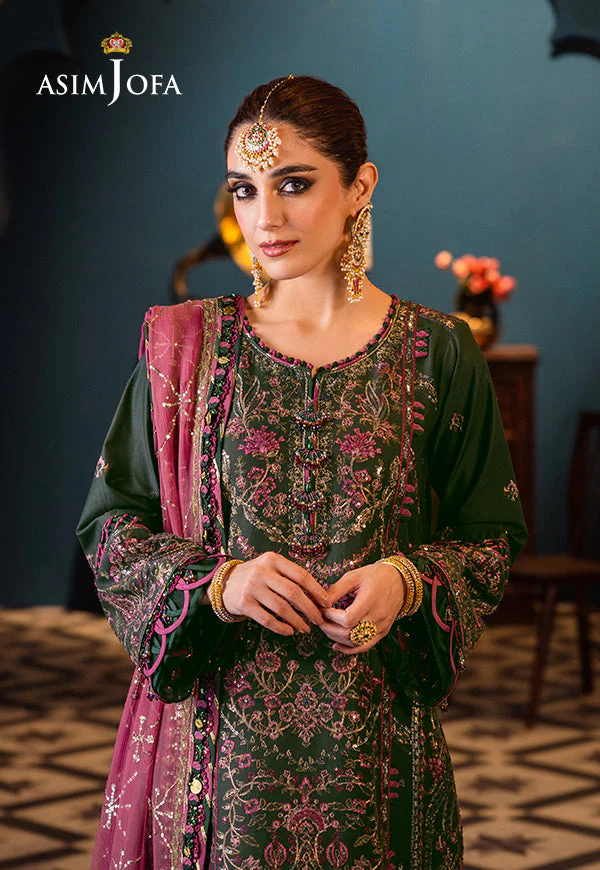 Asim Jofa Designers Limited Edition Ajfid-23 Embroidered Stitched 3 Pcs - Image 4