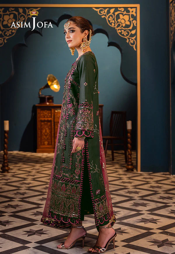 Asim Jofa Designers Limited Edition Ajfid-23 Embroidered Stitched 3 Pcs - Image 5