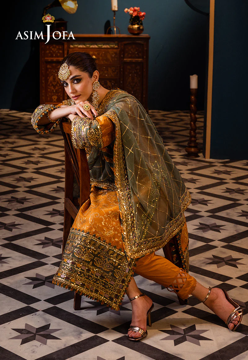 Asim Jofa Designers Limited Edition Ajfid-26 Embroidered Stitched 3 Pcs - Image 10
