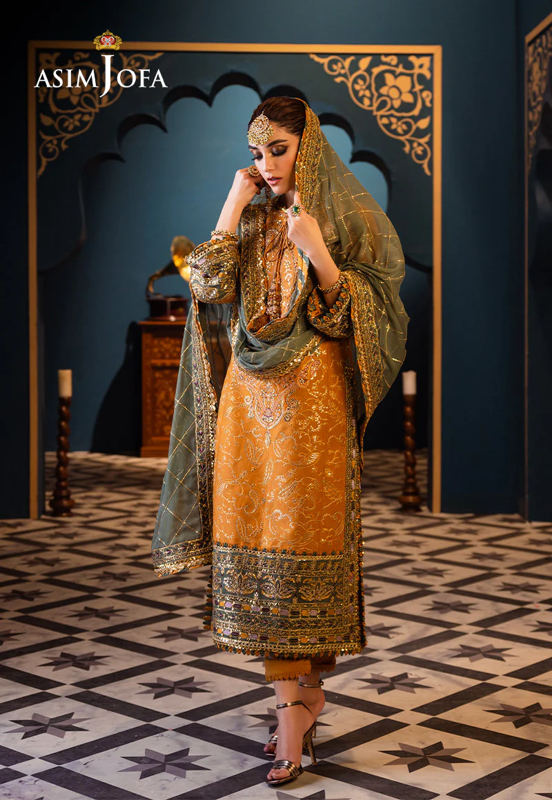 Asim Jofa Designers Limited Edition Ajfid-26 Embroidered Stitched 3 Pcs - Image 6