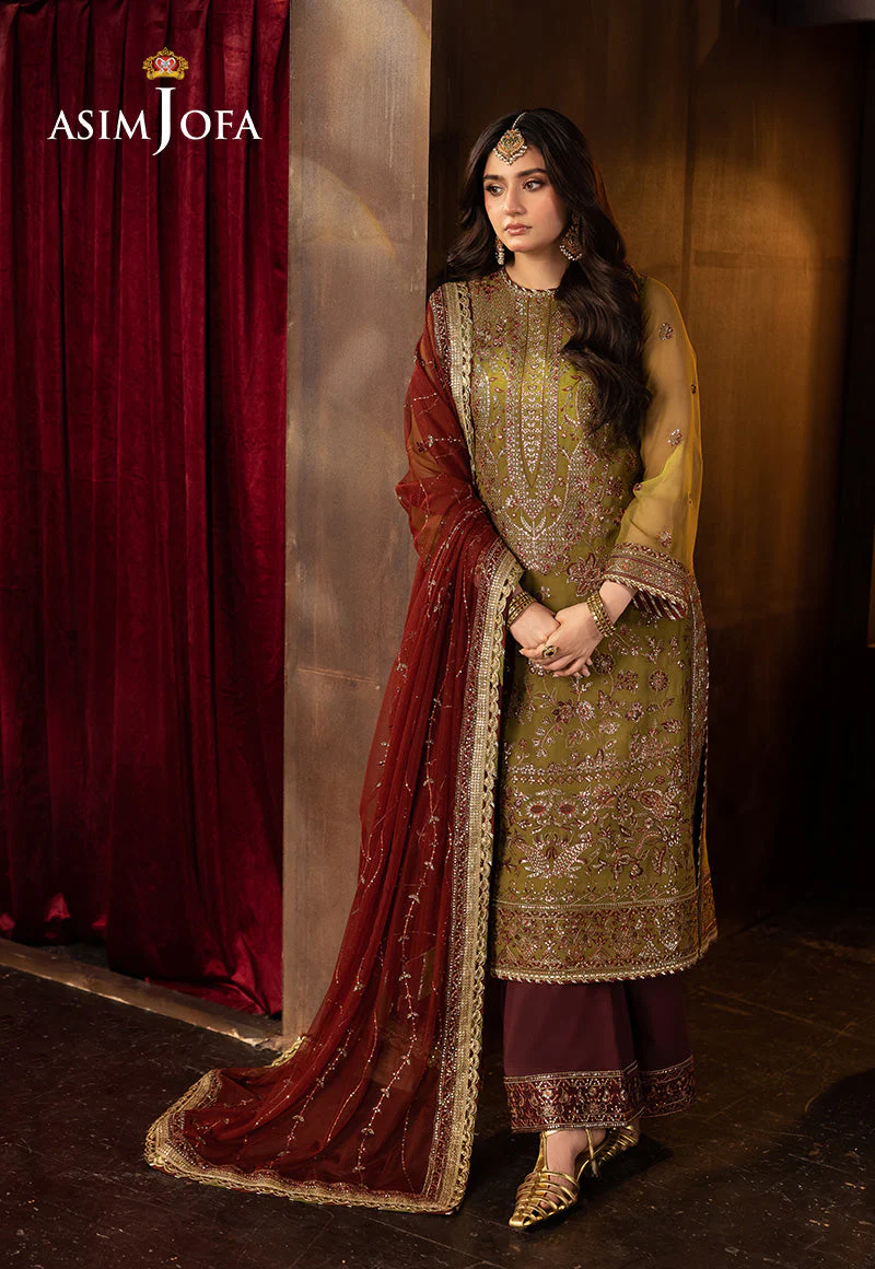 Festive Opulence By Asim Jofa Unstitched 3 Piece Formals Suit-AJFO-07 - Image 3