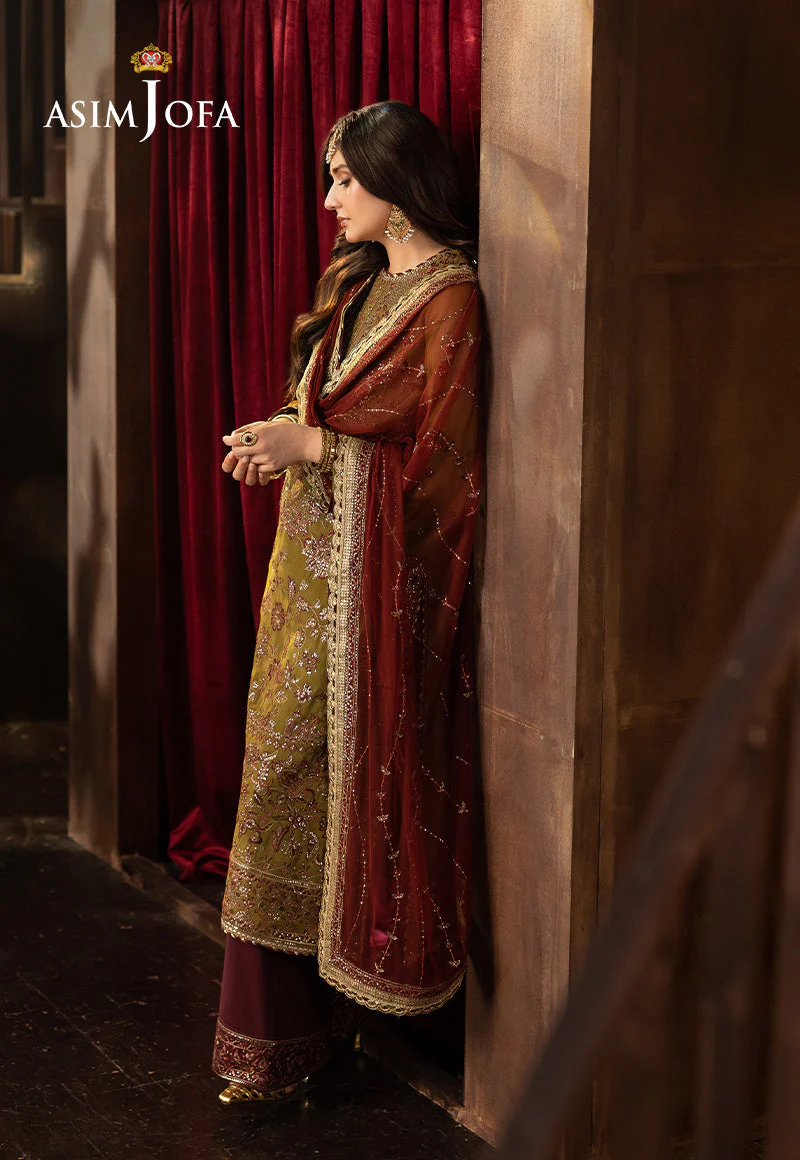 Festive Opulence By Asim Jofa Unstitched 3 Piece Formals Suit-AJFO-07 - Image 8