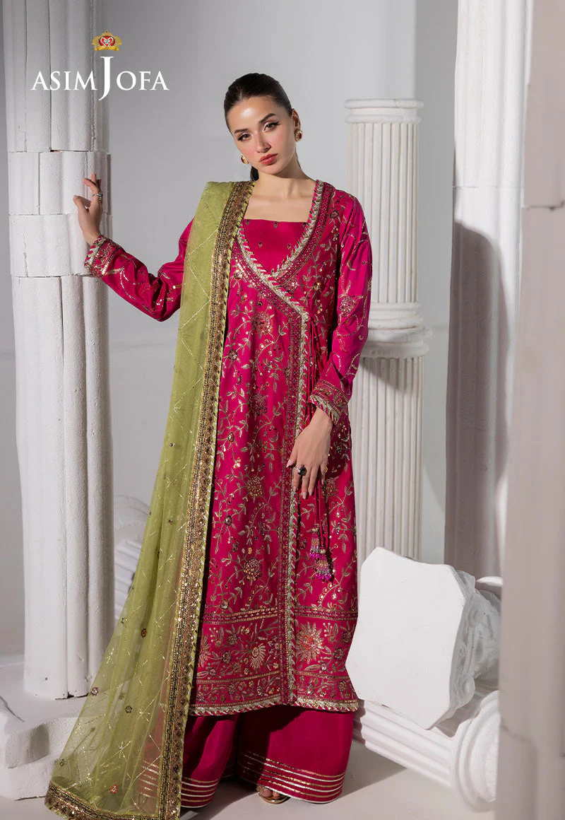 Izel By Asim Jofa Unstitched Formals Suit-AJIZL-06