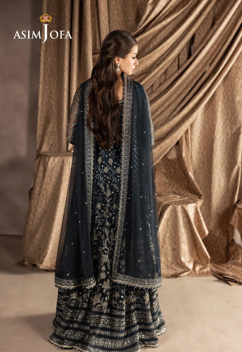 Izel By Asim Jofa Unstitched Formals Suit-AJIZL-09 - Image 2