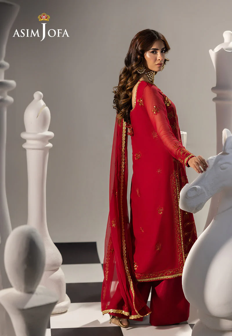 Izel By Asim Jofa Unstitched Formals Suit-AJIZL-19 - Image 2