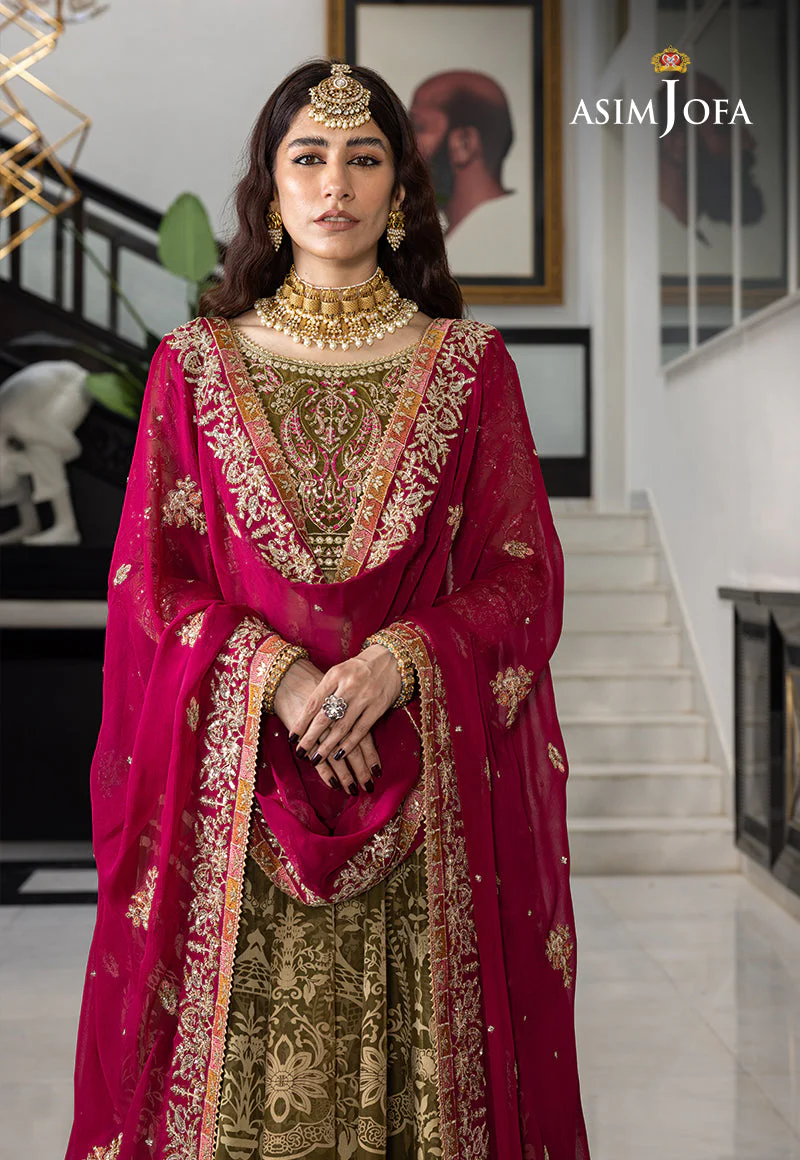 Asim Jofa Mera Haseen Jora - RTW Ajjh-03 Embroidered Chiffon 3 Pcs - Image 8