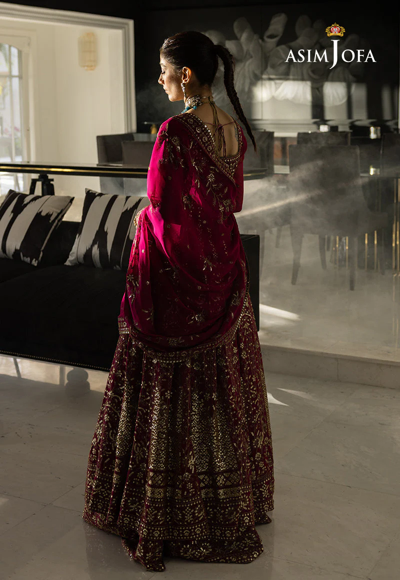 Asim Jofa Mera Haseen Jora - RTW Ajjh-05 Embroidered Chiffon 3 Pcs - Image 16