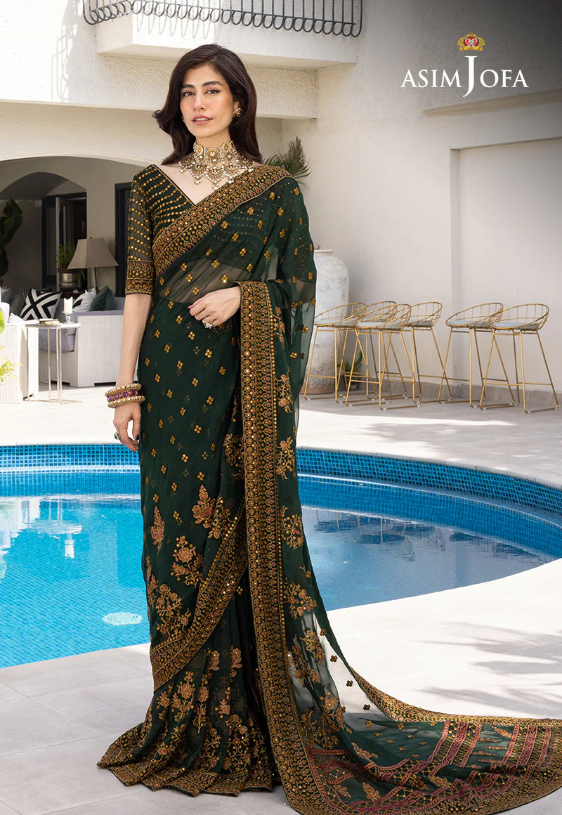 Asim Jofa Mera Haseen Jora - RTW Ajjh-06 Embroidered Chiffon 3 Pcs - Image 14