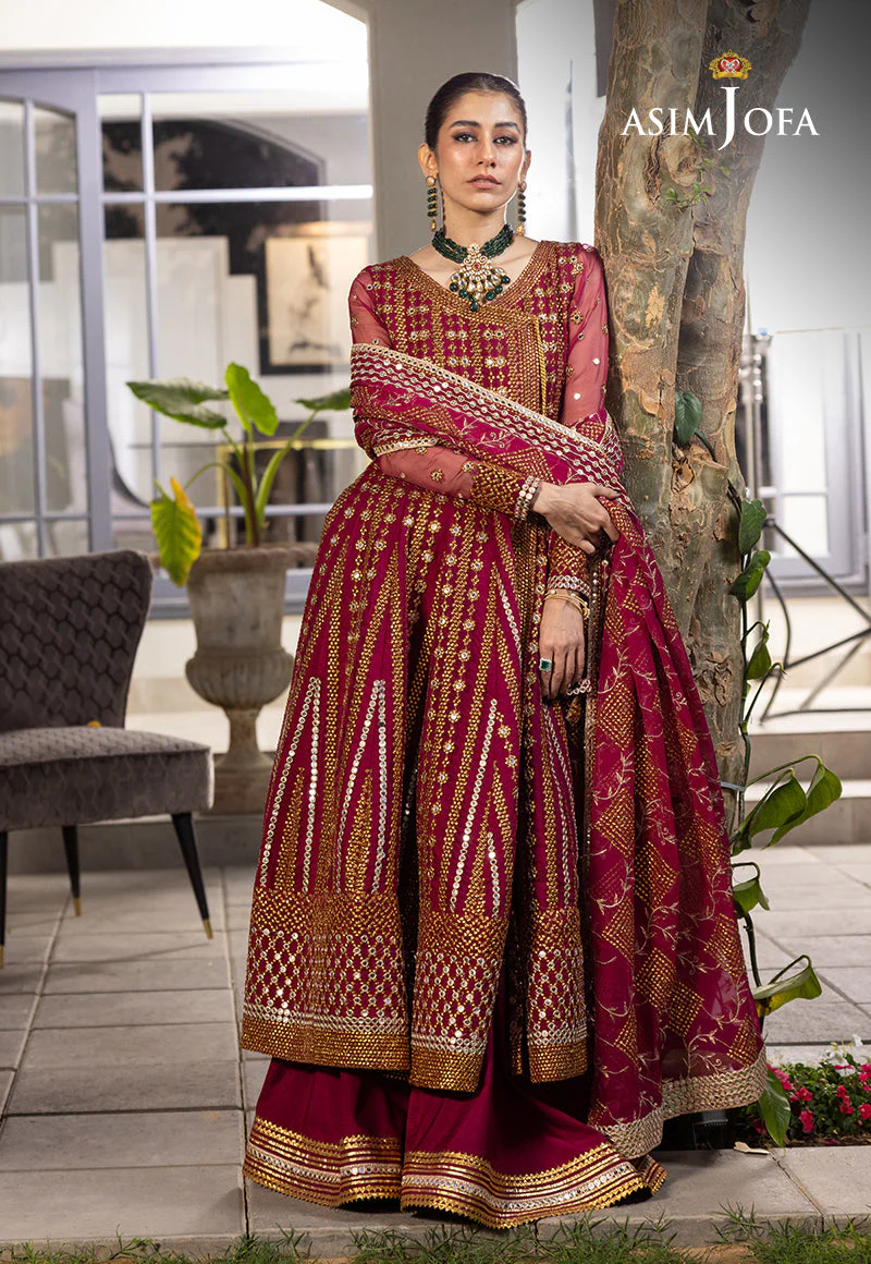 Asim Jofa Mera Haseen Jora - RTW Ajjh-08 Embroidered Organza 3 Pcs - Image 4
