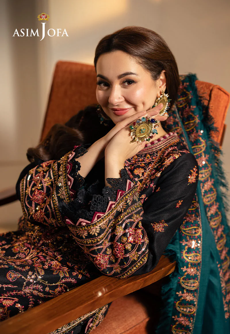 Asim Jofa Designers Limited Edition Ajkid-06 Embroidered Stitched 3 Pcs - Image 7