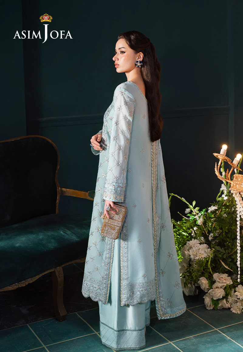 Lumiera By Asim Jofa Unstitched 3 Piece Festive Suit-AJLFC-01 - Image 5