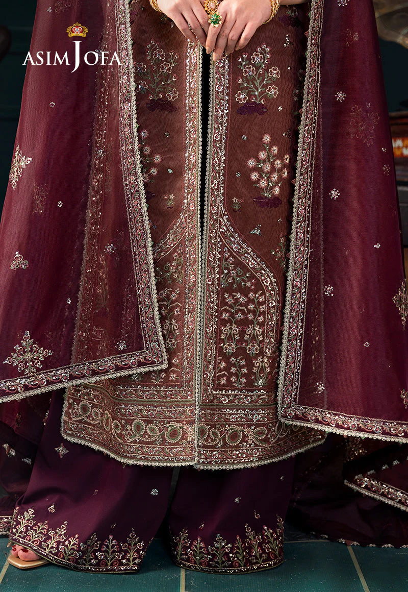 Lumiera By Asim Jofa Unstitched 3 Piece Festive Suit-AJLFC-08 - Image 6
