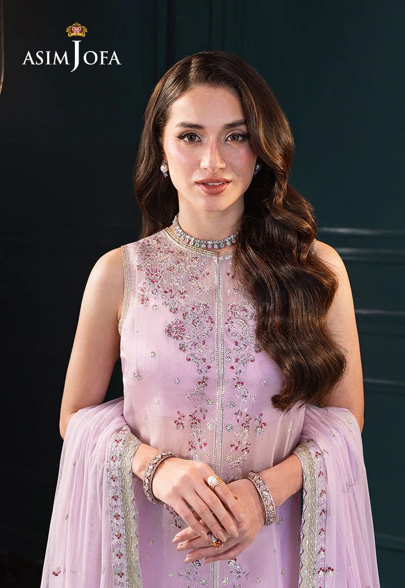 Lumiera By Asim Jofa Unstitched 3 Piece Festive Suit-AJLFC-09 - Image 4