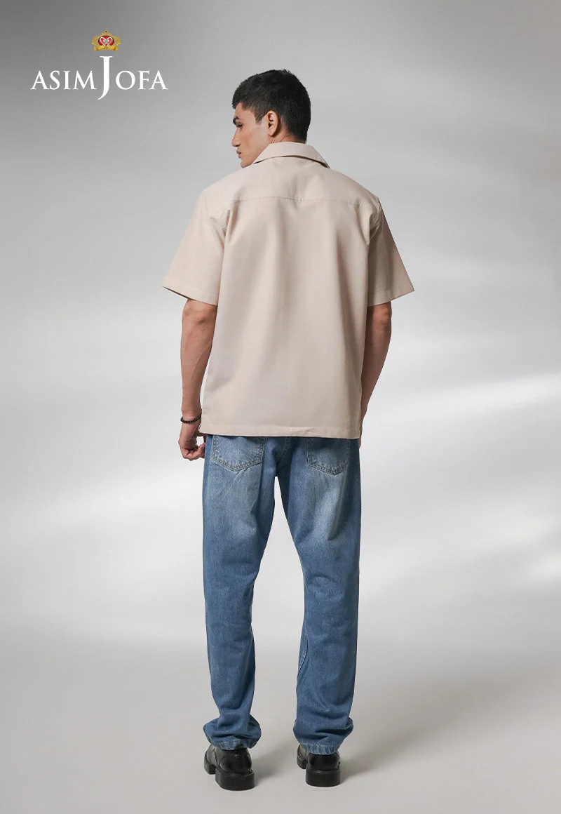 Western Urban Edit By Asim Jofa Casual Shirt Suit-AJMCS-04 - Image 3
