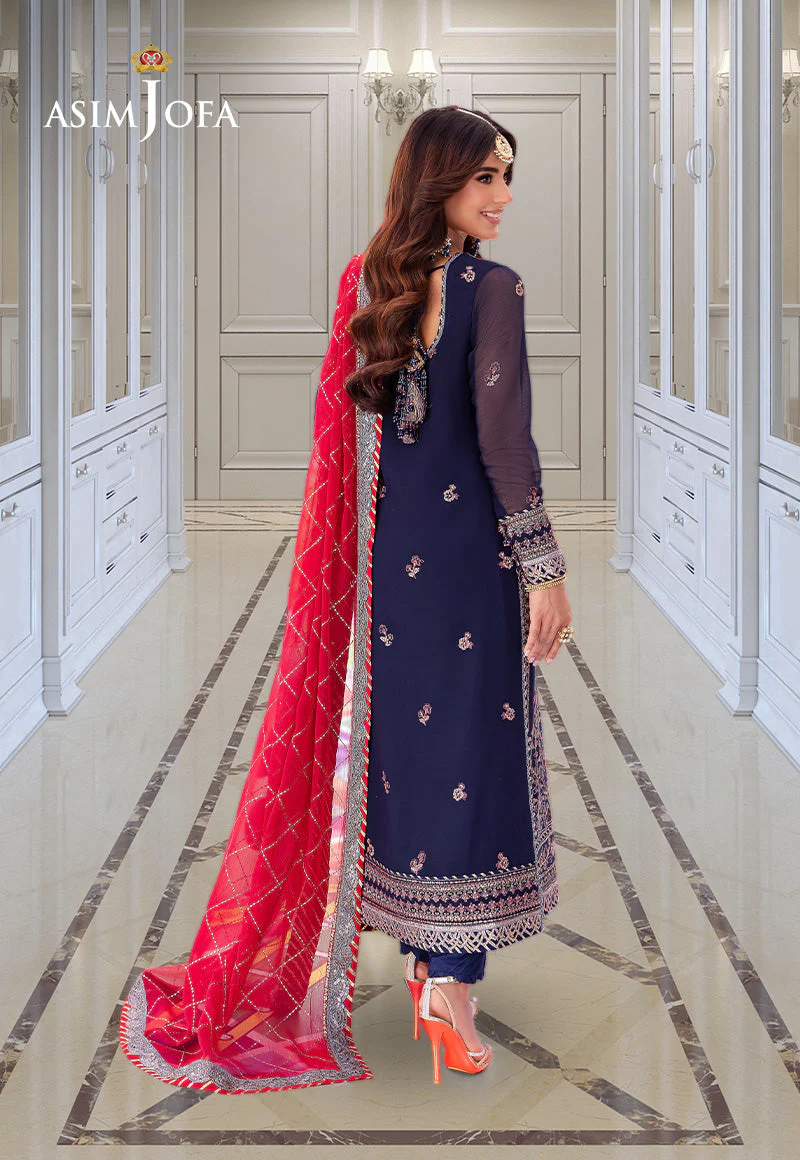 Asim Jofa Designers Limited Edition Ajmjd-7 Embroidered Stitched 3 Pcs - Image 2