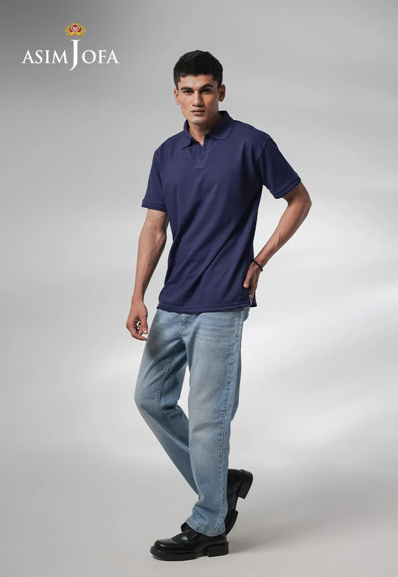 Western Urban Edit By Asim Jofa T-Shirt Suit-AJMPO-05 - Image 3