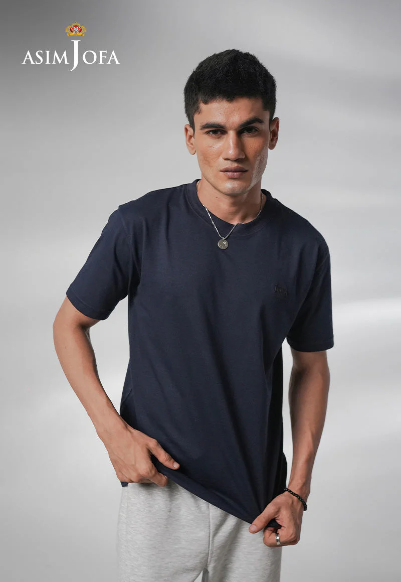 Western Urban Edit By Asim Jofa T-Shirt Suit-AJMTE-09 - Image 3
