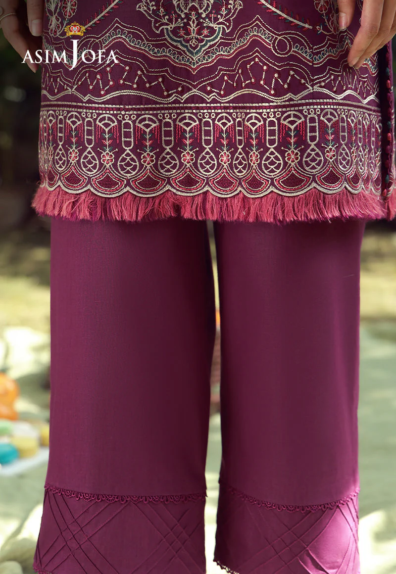 Aira By Asim Jofa Unstitched 3 Piece Emb Cambric Summer Suit-AJMUB-02 - Image 7