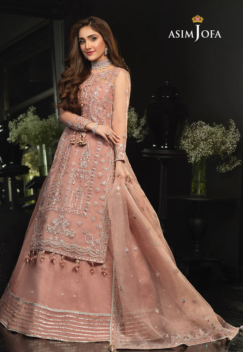 Asim Jofa Ishq-e-Naubahar Ajn-12 Embroidered Organza 3 Pcs - Image 7