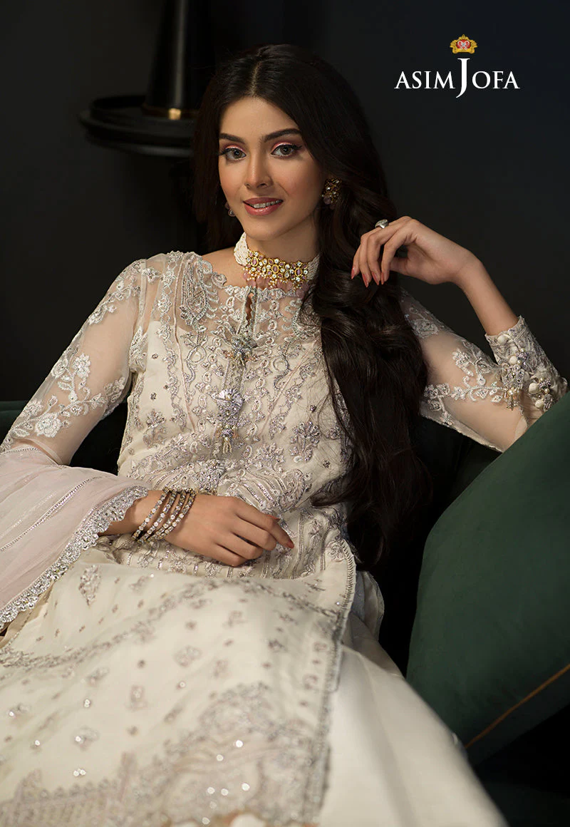 Asim Jofa Ishq-e-Naubahar Ajn-21 Embroidered Organza 3 Pcs - Image 4