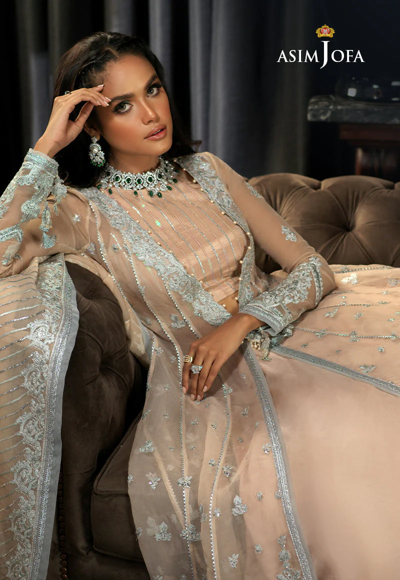 Asim Jofa Ishq-e-Naubahar Ajn-23 Embroidered Organza 3 Pcs - Image 4