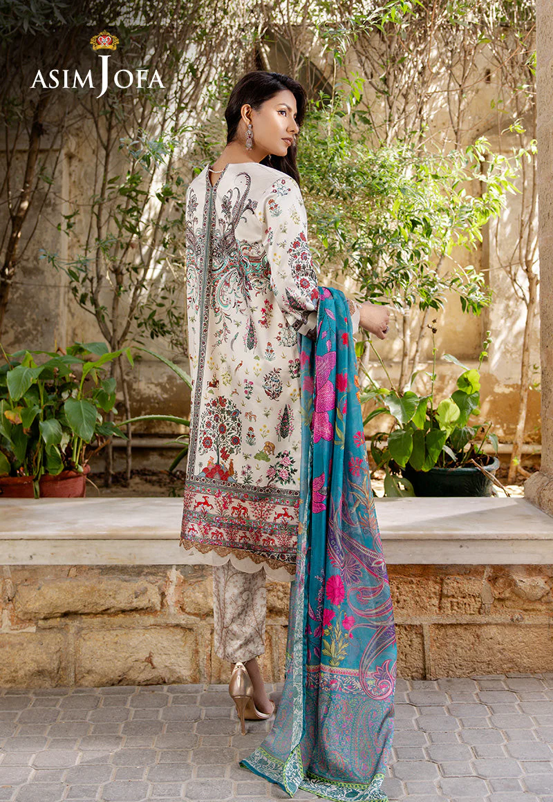 Daily Pret 2 By Asim Jofa Stitched Summer Suit-AJPB-198 - Image 2