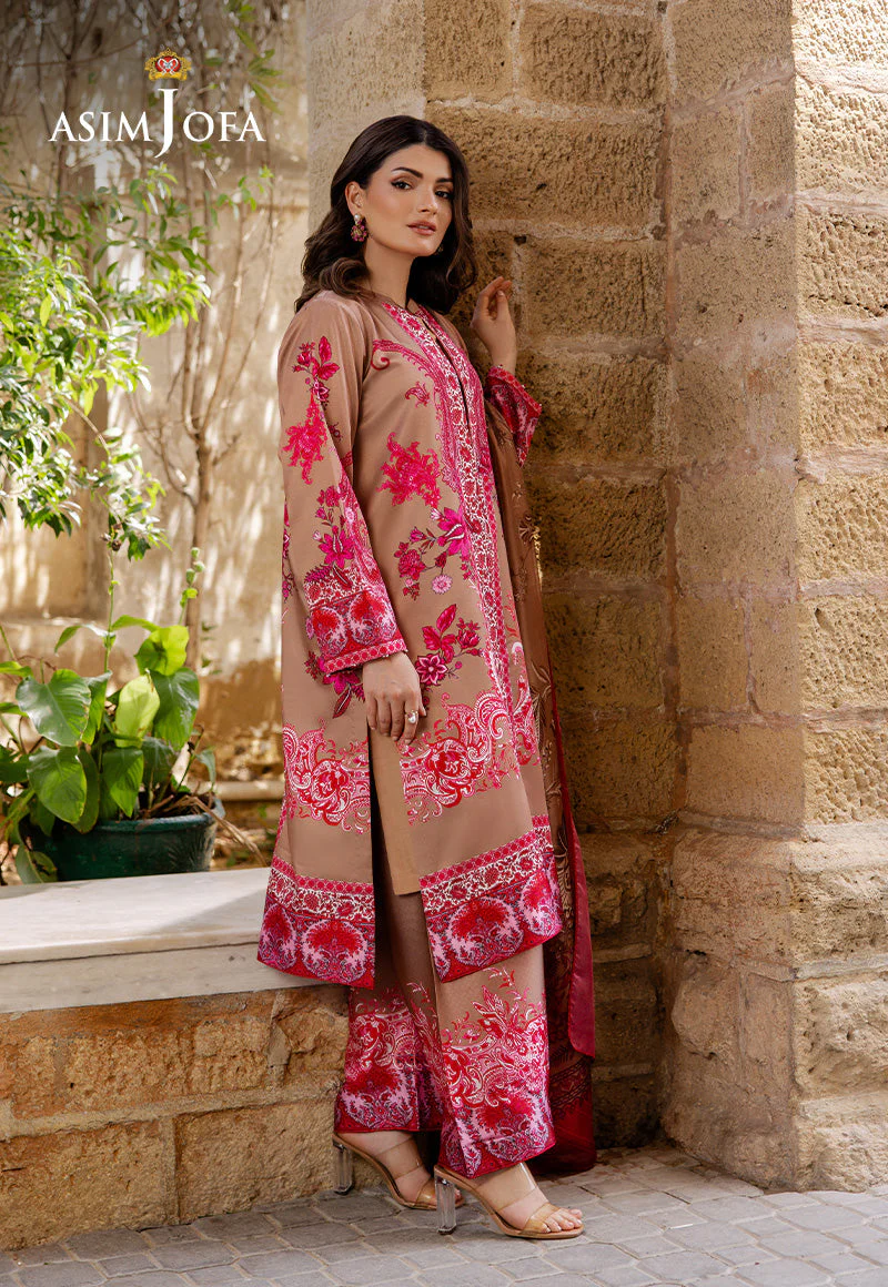 The Minimal Pret By Asim Jofa Stitched 3 Piece Formals Collection-AJPB-202 - Image 4